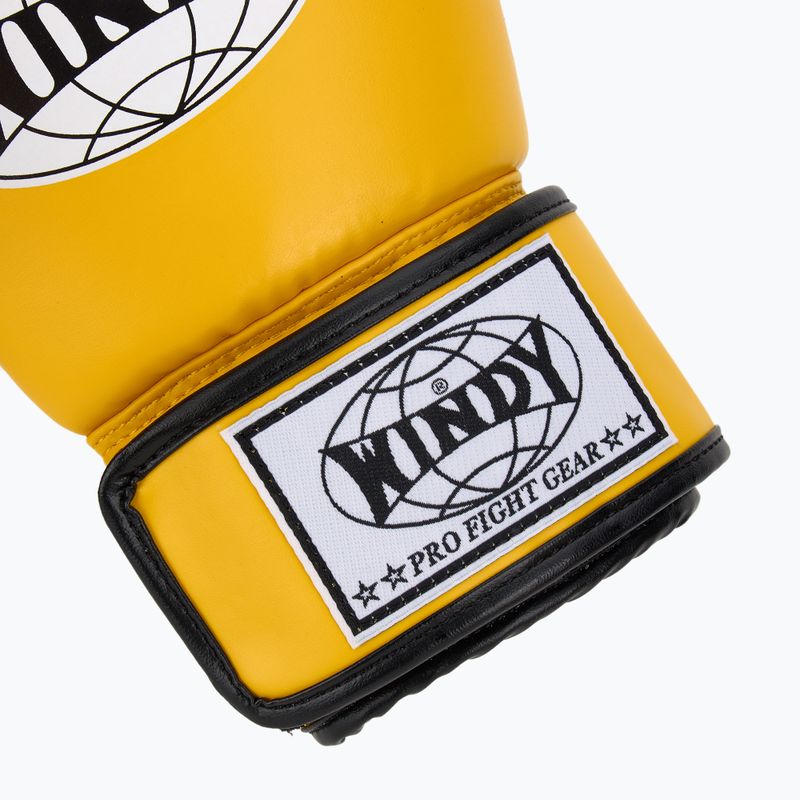 Boxhandschuhe WINDY Classic Synthetic Leather yellow 6