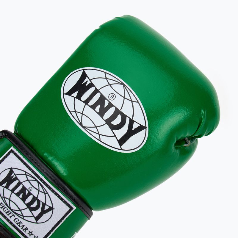 Boxhandschuhe WINDY Classic Synthetic Leather green 5