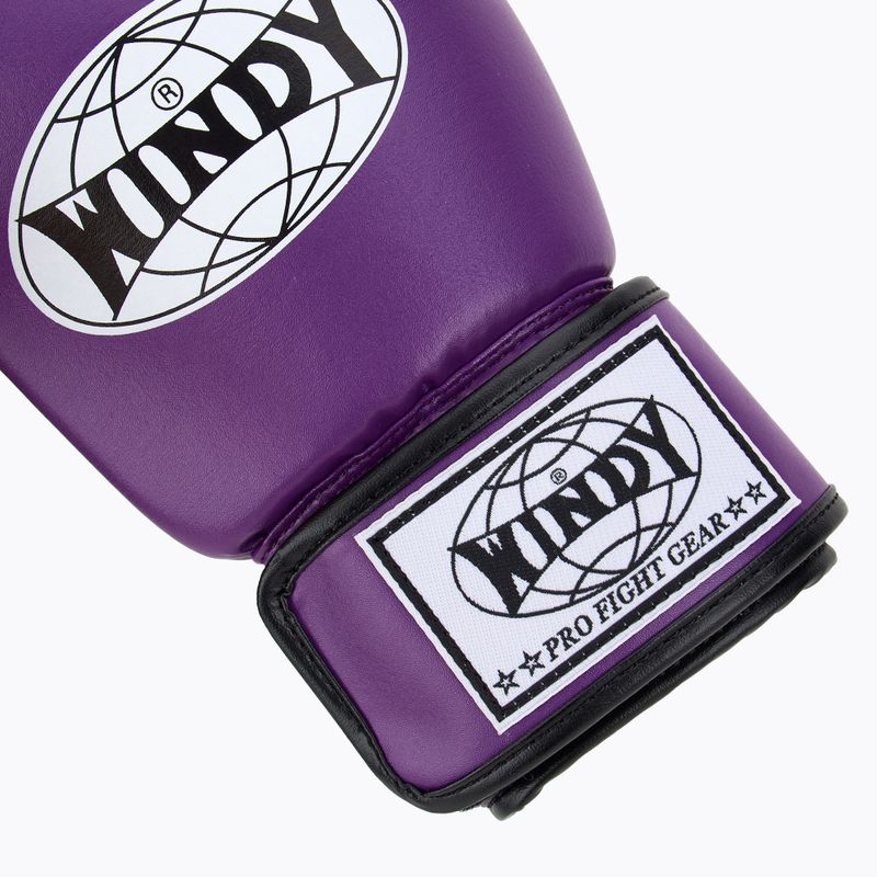 Boxhandschuhe WINDY Classic Synthetic Leather purple 6