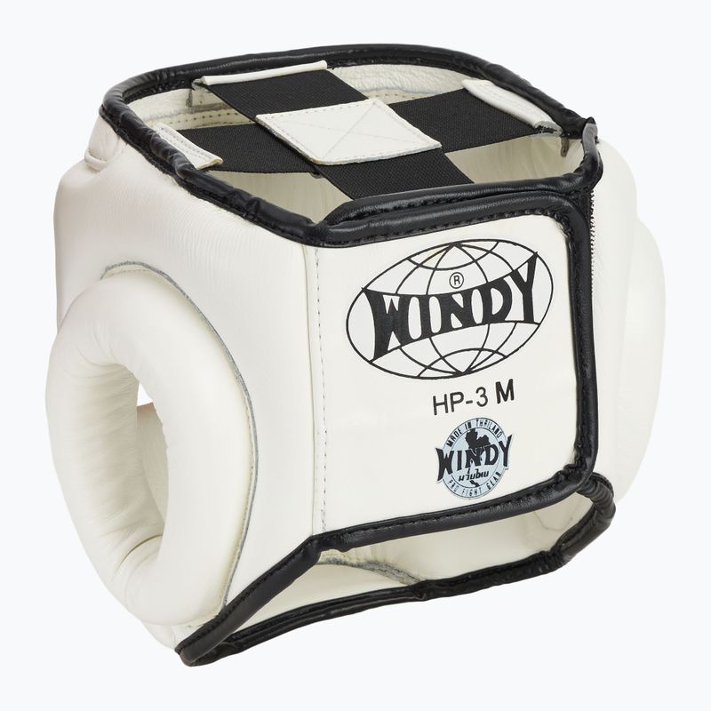 Boxhelm WINDY Genuine Leather white 3