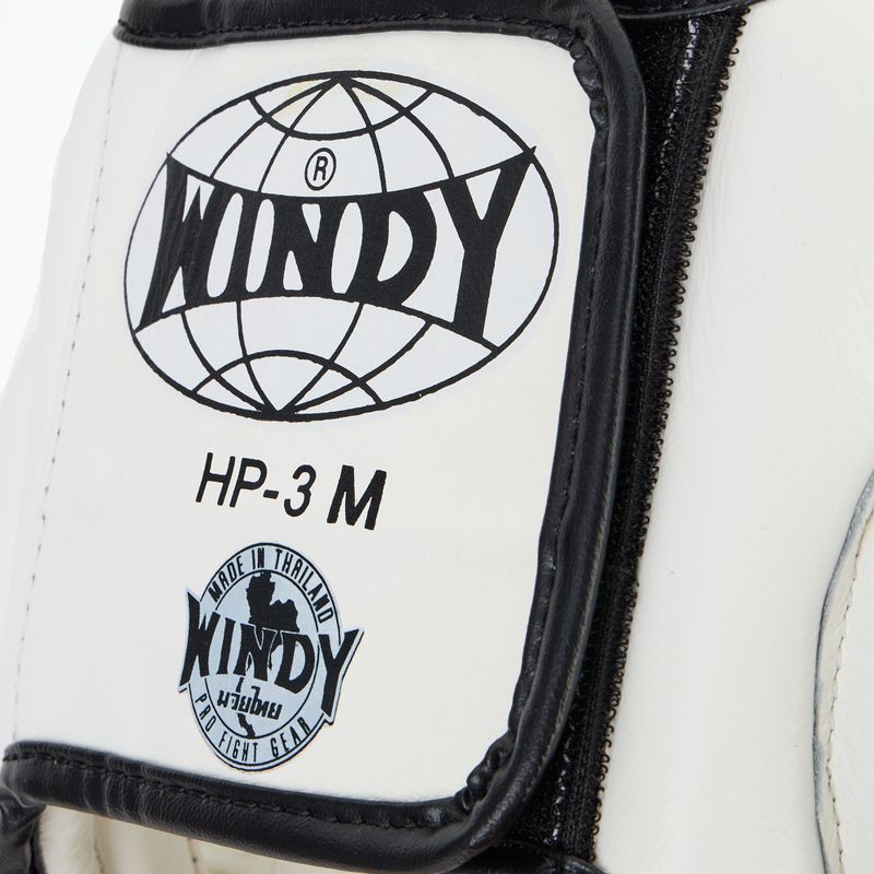 Boxhelm WINDY Genuine Leather white 4
