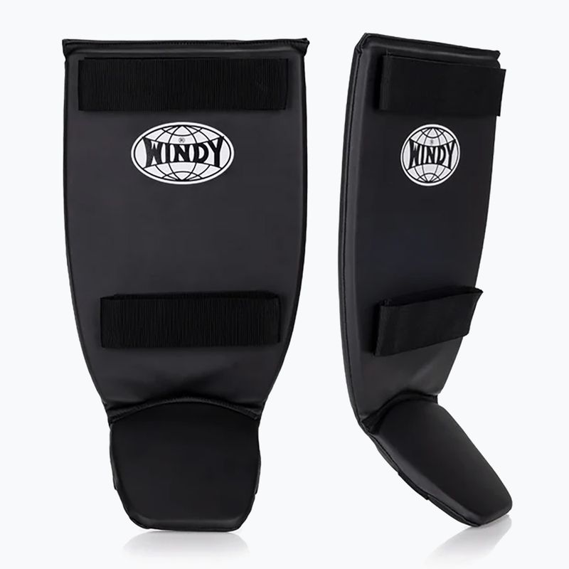 Schienbein- und Fußschützer WINDY Classic Double Strap black 8