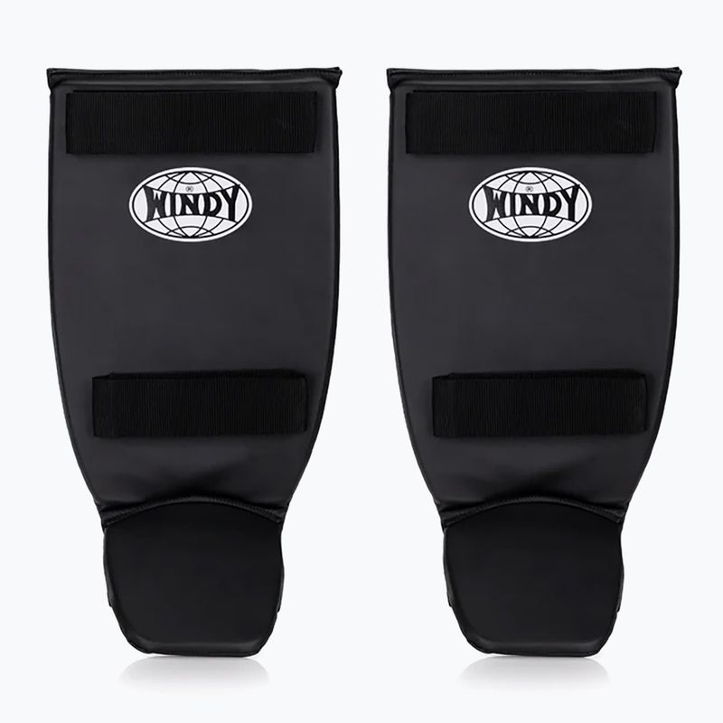 Schienbein- und Fußschützer WINDY Classic Double Strap black 9