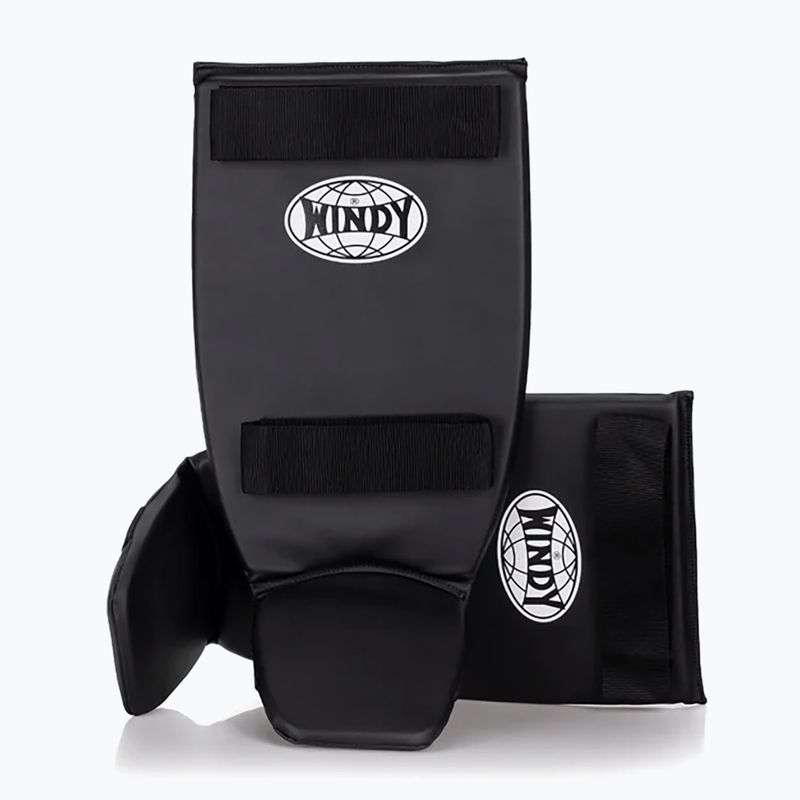 Schienbein- und Fußschützer WINDY Classic Double Strap black 10