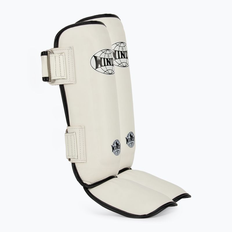 Schienbein- und Fußschützer WINDY Classic Double Strap white