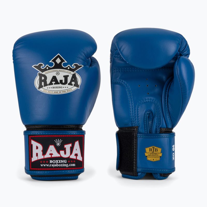 Boxhandschuhe RAJA BOXING Single Standard Genuine Leather blue