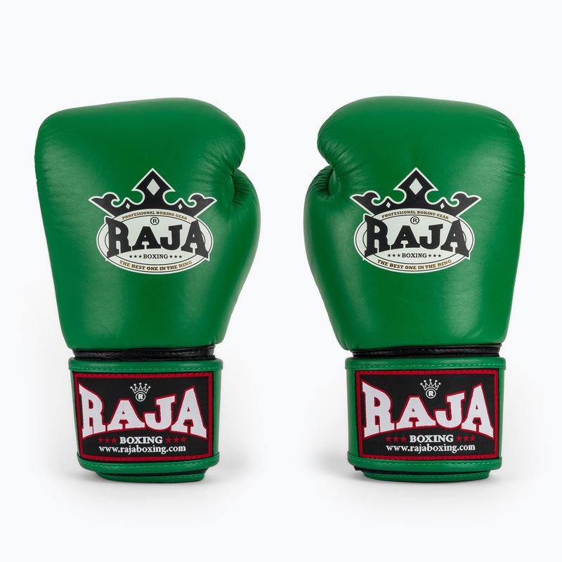 Boxhandschuhe RAJA BOXING Single Standard Genuine Leather green 2