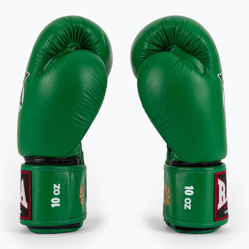 Boxhandschuhe RAJA BOXING Single Standard Genuine Leather green 4