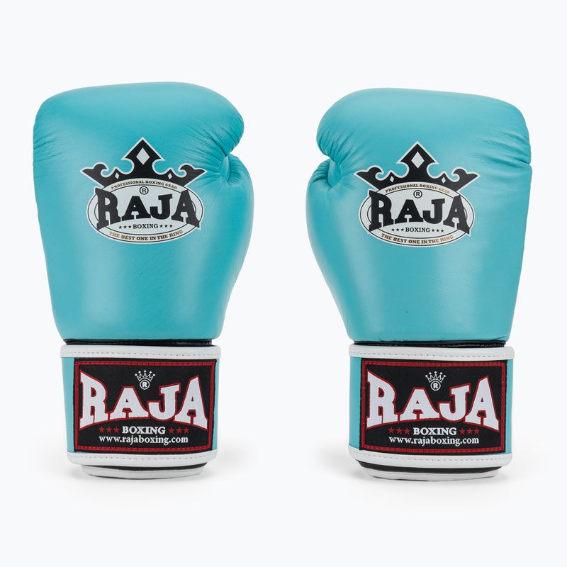 Boxhandschuhe RAJA BOXING Single Standard Genuine Leather light blue 2