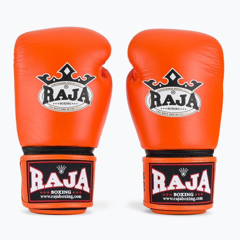 Boxhandschuhe RAJA BOXING Single Standard Genuine Leather orange 2