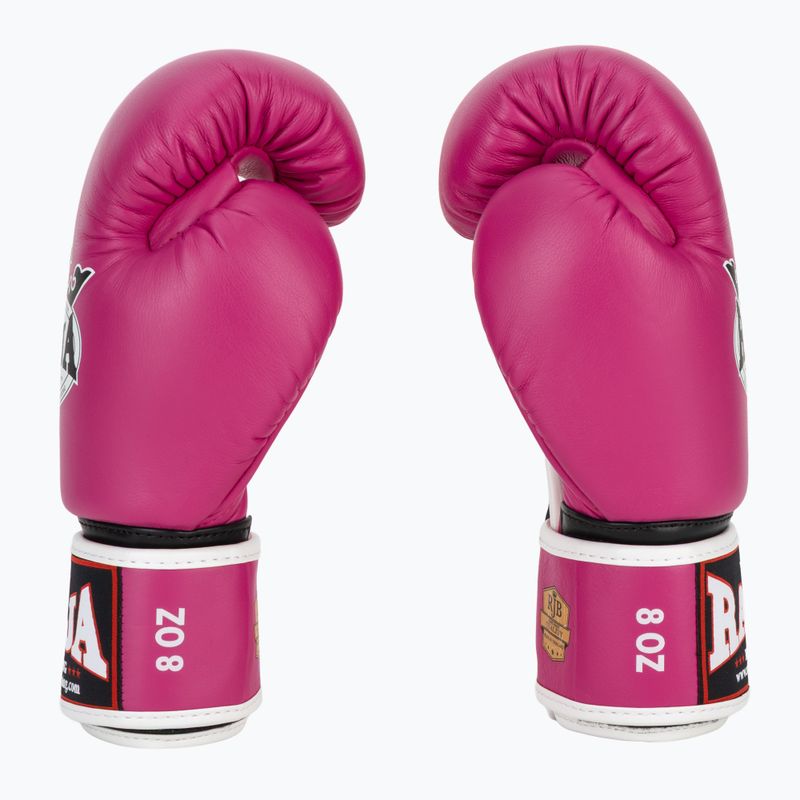 Boxhandschuhe RAJA BOXING Single Standard Genuine Leather pink 4