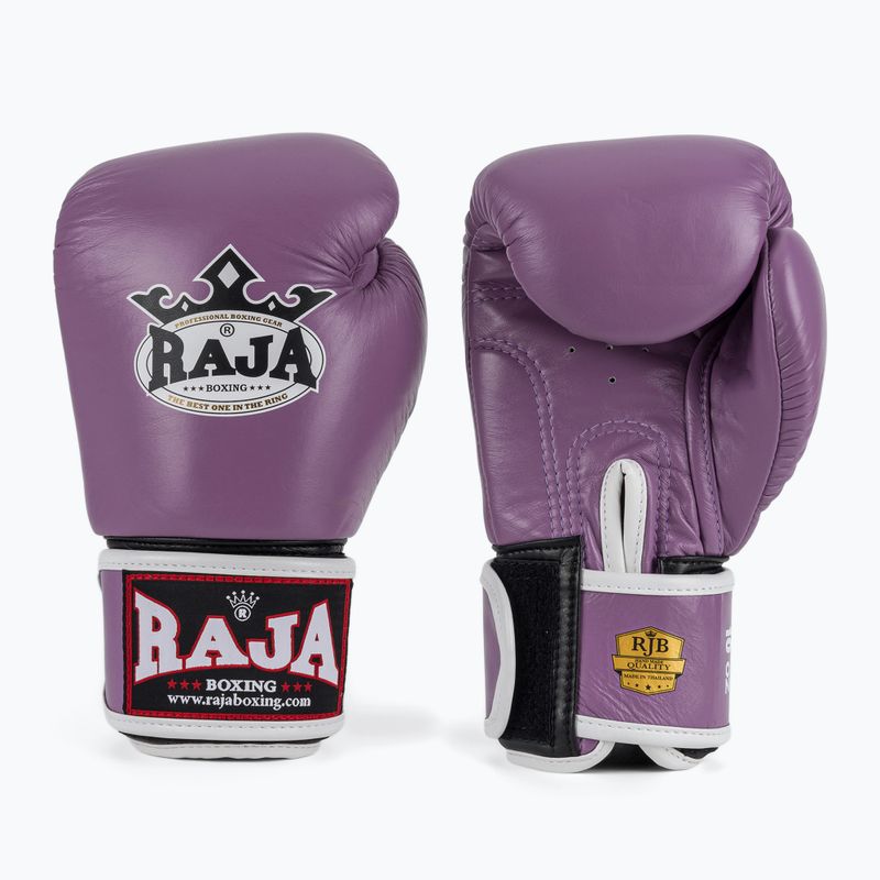 Boxhandschuhe RAJA BOXING Single Standard Genuine Leather purple