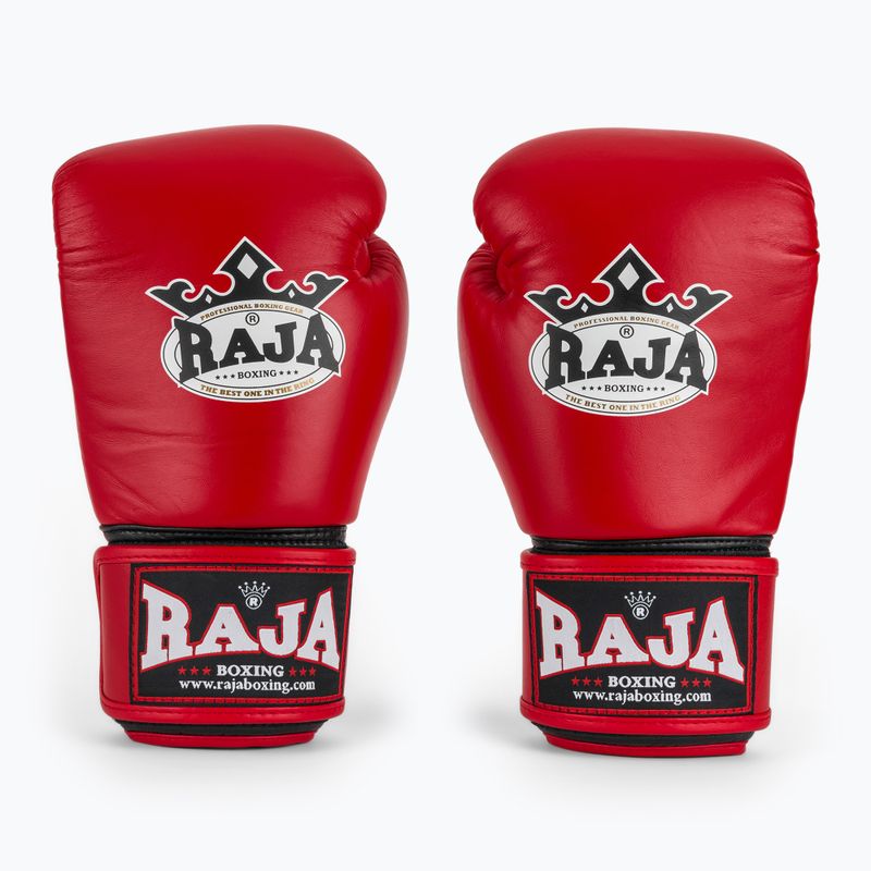 Boxhandschuhe RAJA BOXING Single Standard Genuine Leather red 2