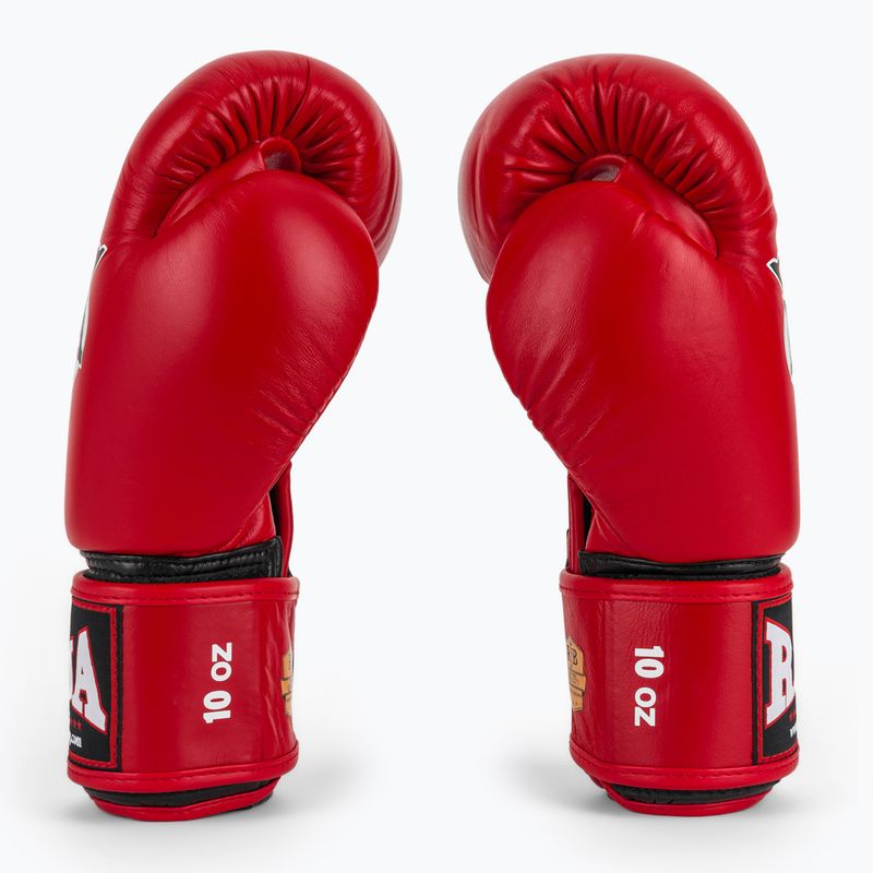 Boxhandschuhe RAJA BOXING Single Standard Genuine Leather red 4