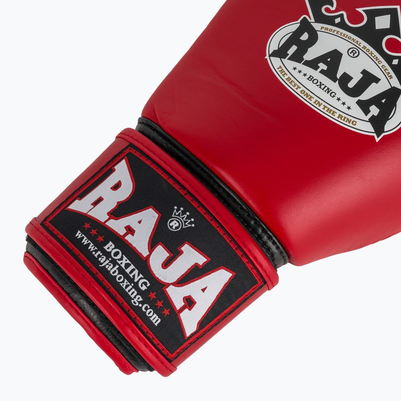 Boxhandschuhe RAJA BOXING Single Standard Genuine Leather red 6