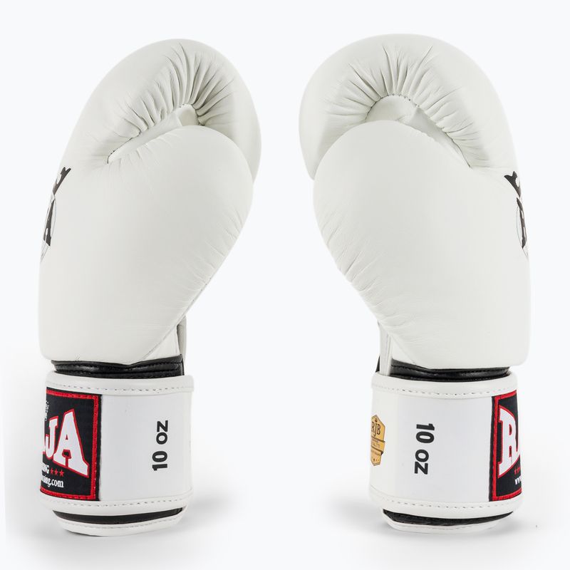 Boxhandschuhe RAJA BOXING Single Standard Genuine Leather white 4