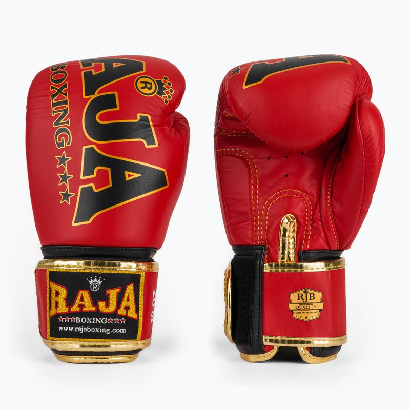 Boxhandschuhe RAJA BOXING Origin Standard Genuine Leather red