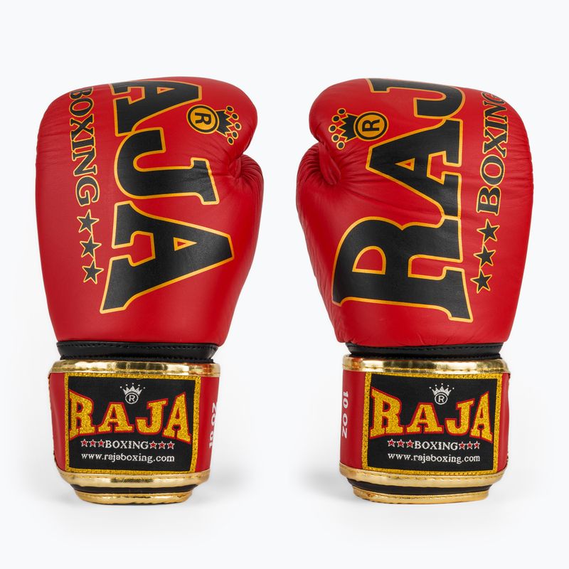Boxhandschuhe RAJA BOXING Origin Standard Genuine Leather red 2