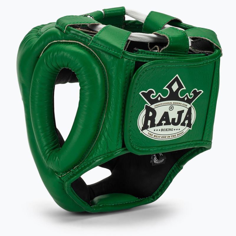 Boxhelm RAJA BOXING Genuine Leather green 3