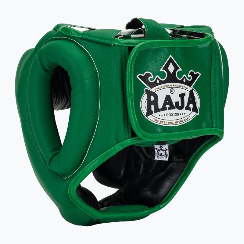 Boxhelm RAJA BOXING Semi Leather green 3