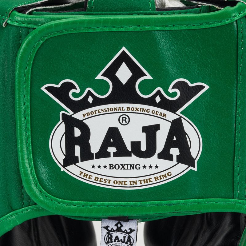Boxhelm RAJA BOXING Semi Leather green 5