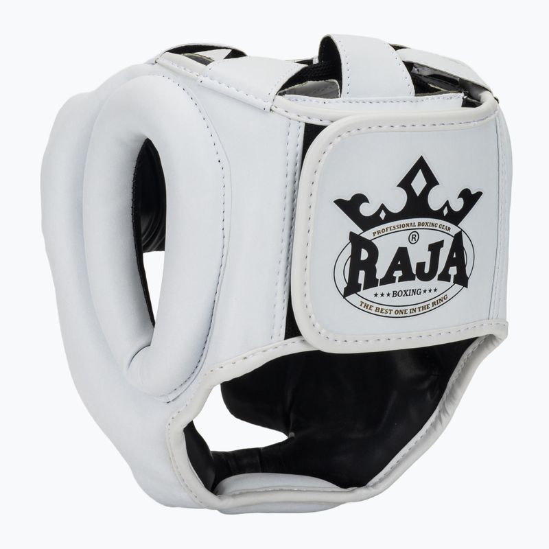 Boxhelm RAJA BOXING Semi Leather white 3