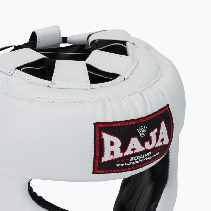 Boxhelm RAJA BOXING Semi Leather white 4
