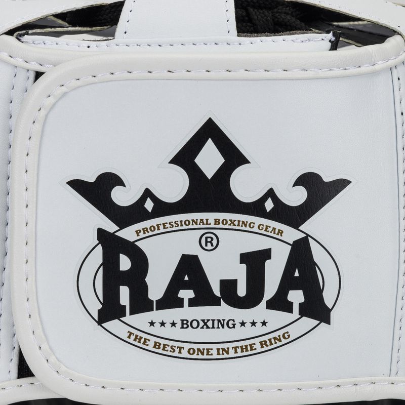 Boxhelm RAJA BOXING Semi Leather white 5