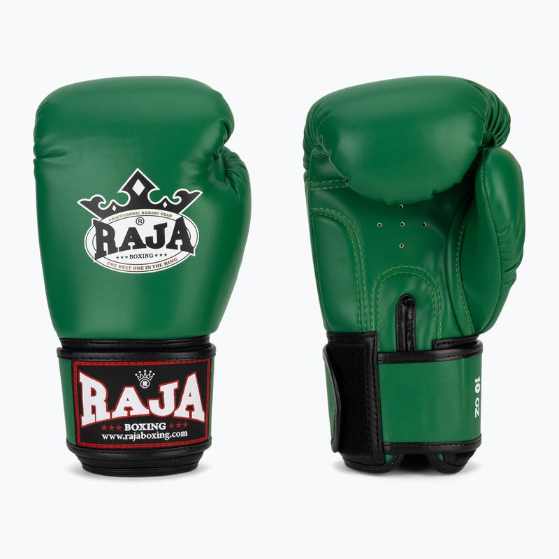 Boxhandschuhe RAJA BOXING Single Semi Leather green