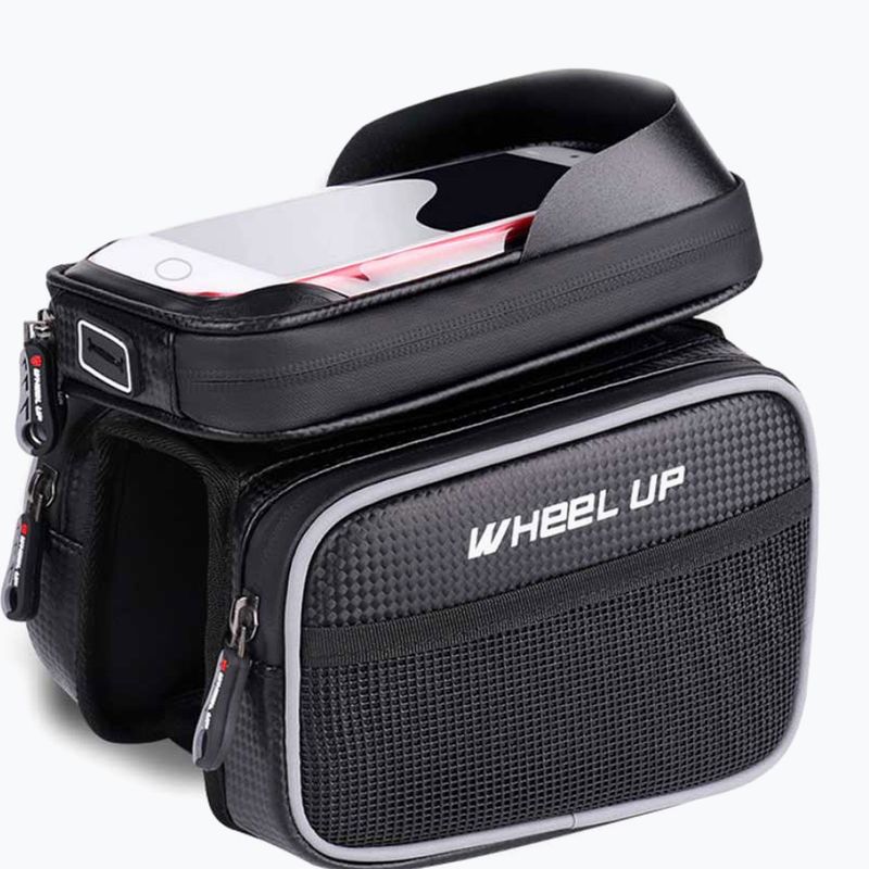 Wheel Up Fahrradrahmen Gepäcktasche schwarz 11715 9
