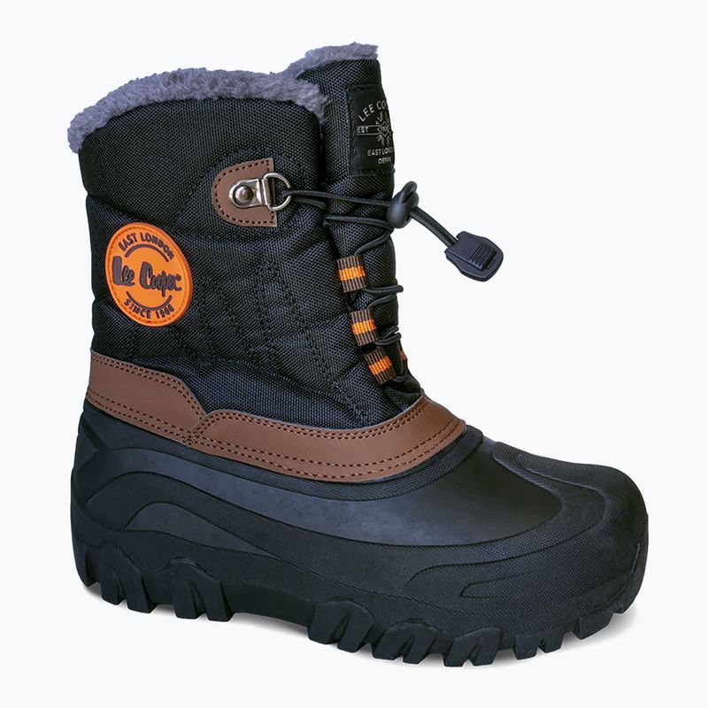 Lee Cooper Kinderschneestiefel LCJ-21-44-0524 schwarz/camel 7