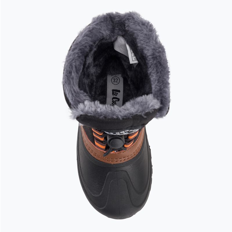 Lee Cooper Kinderschneestiefel LCJ-21-44-0524 schwarz/camel 6