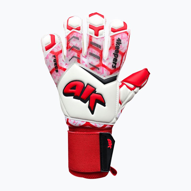 4Keepers Force V 4.20 HB Torwarthandschuhe rot und weiß 4KEEPERS-4342 5