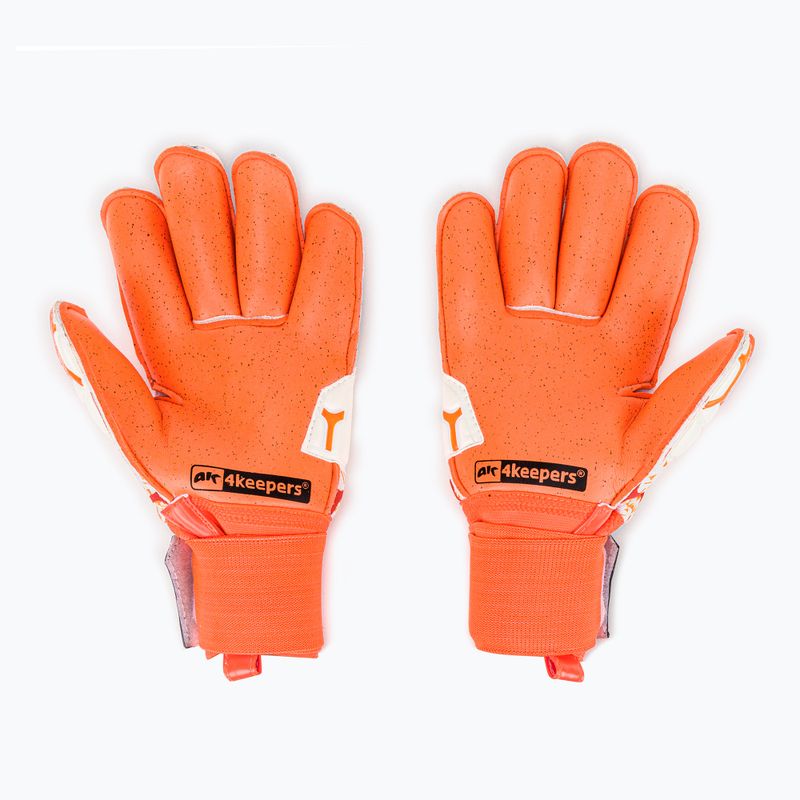 4Keepers Force V 2.20 RF Torwarthandschuh orange und weiß 4663 3