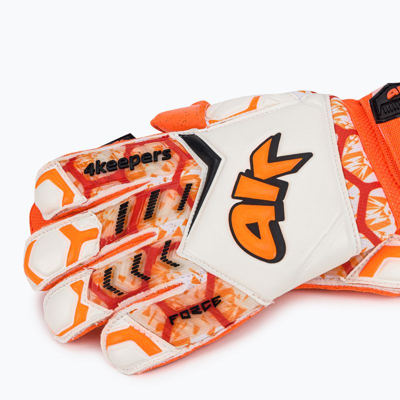 4Keepers Force V 2.20 RF Torwarthandschuh orange und weiß 4663 4