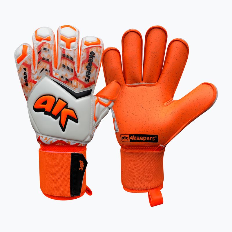 Kinder Torwarthandschuhe 4Keepers Force V 2.20 RF orange und weiß 4694 4