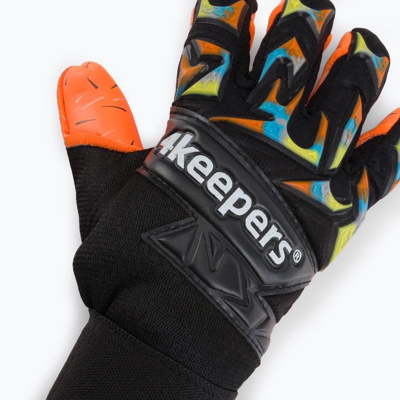 Torwarthandschuhe Kinder 4Keepers Equip Flame Nc Jr schwarz-orange EQUIPFLNCJR 3