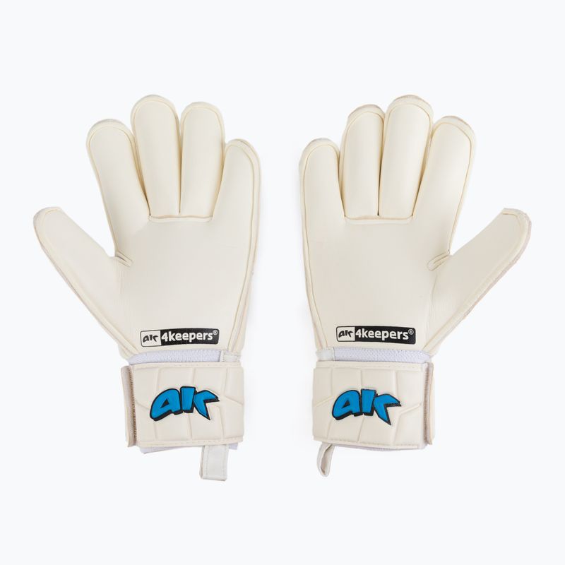4Keepers Champ Aqua V Rf Torwarthandschuhe weiß und blau 2