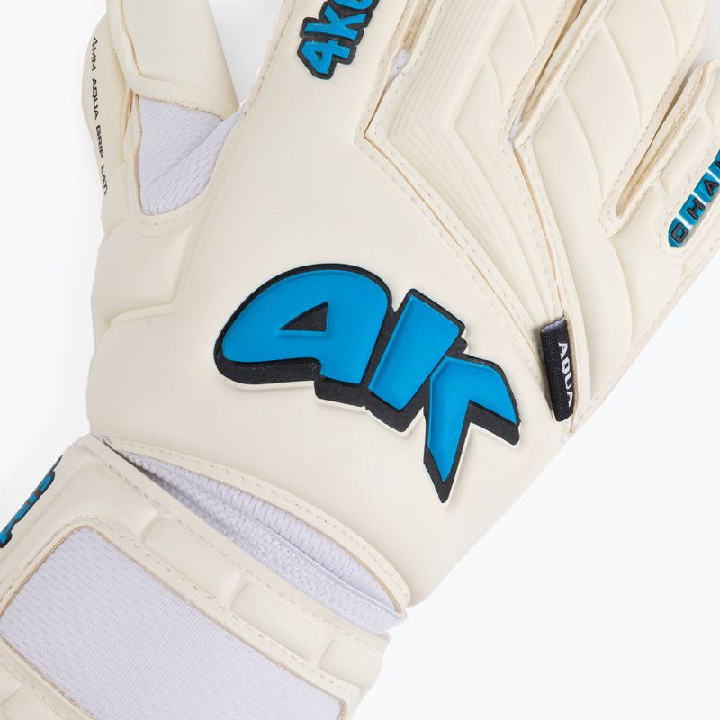 4Keepers Champ Aqua V Nc Torwarthandschuhe weiß und blau 3