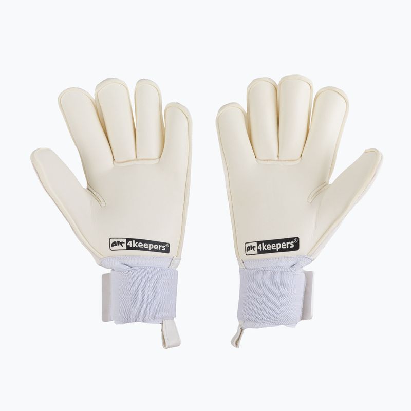 Kinder-Torwarthandschuhe 4Keepers Champ Carbo V RF Strap weiß 2