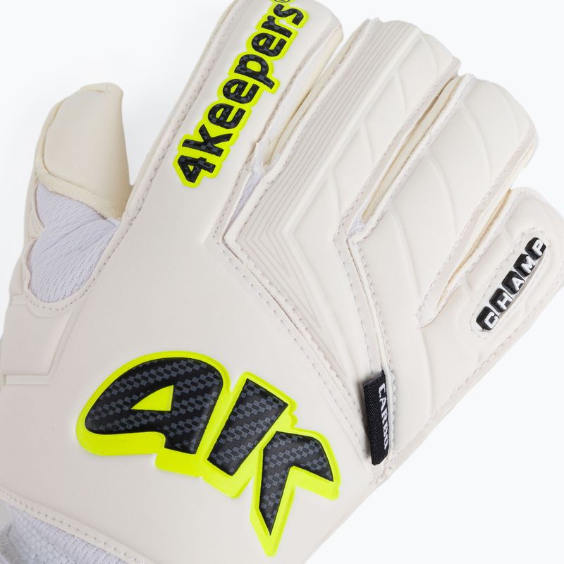 Kinder-Torwarthandschuhe 4Keepers Champ Carbo V RF Strap weiß 3