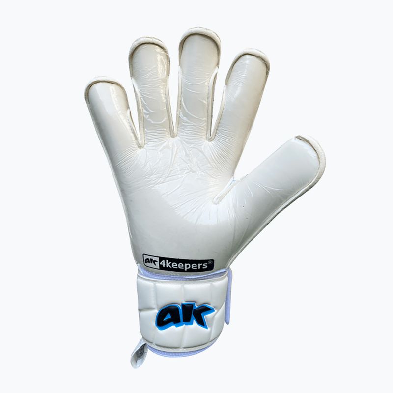 Kinder-Torwarthandschuhe 4Keepers Champ Aq Contact V Hb weiß und blau 5