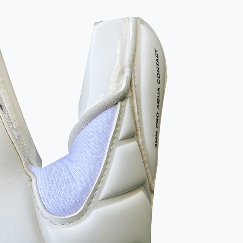 Kinder-Torwarthandschuhe 4Keepers Champ Aq Contact V Hb weiß und blau 7