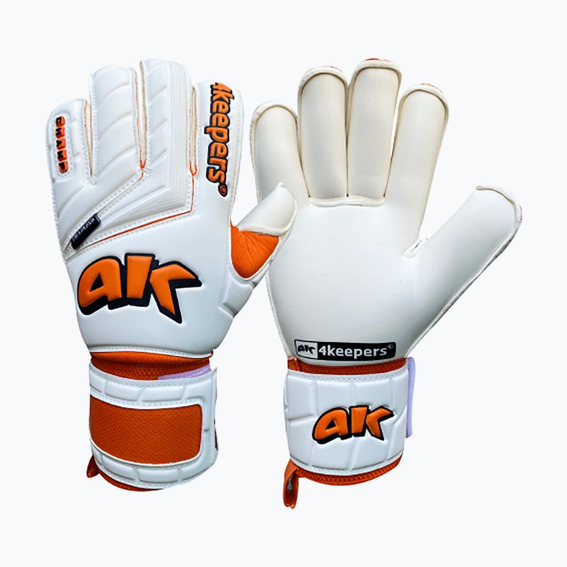 4Keepers Champ Training V Rf Torwarthandschuhe weiß und orange 6