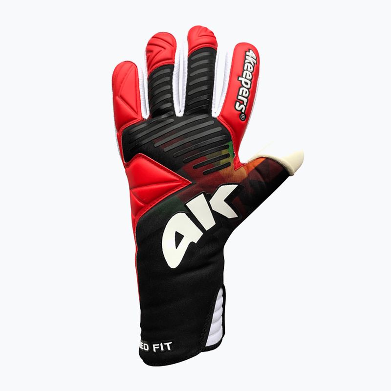 4Keepers Neo Drago Nc Torwarthandschuhe schwarz und rot 4