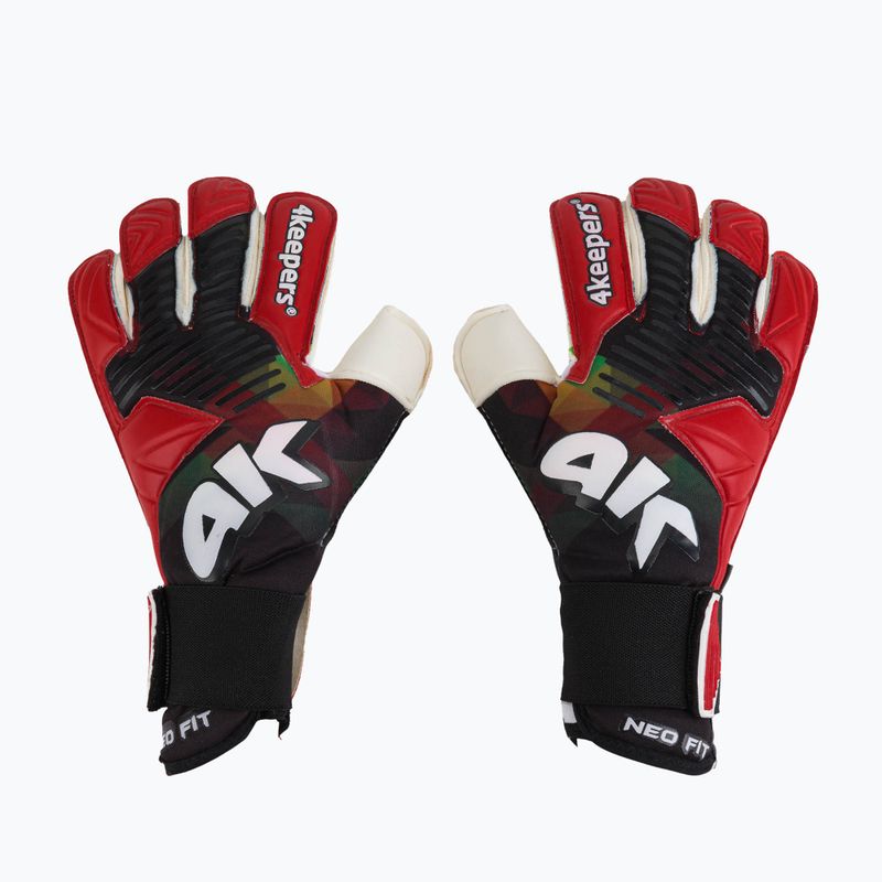 Kinder-Torwarthandschuhe 4Keepers Neo Drago Rf rot