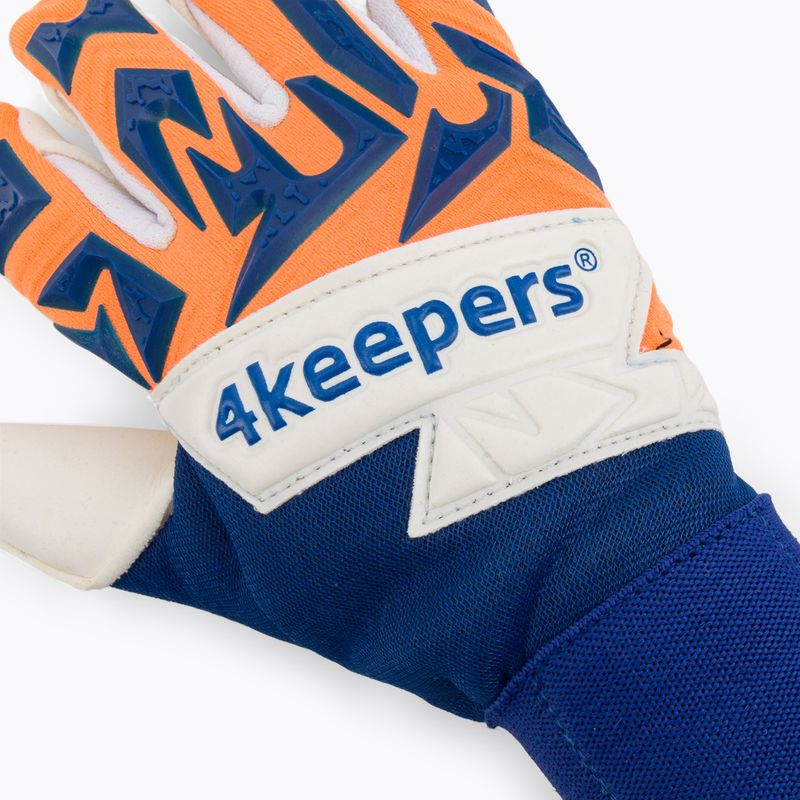 Torwarthandschuhe Kinder 4Keepers Equip Puesta Nc Jr blau-orange EQUIPPUNCJR 3