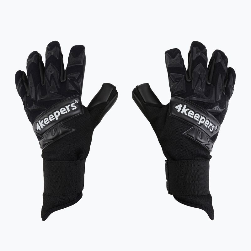 Torwarthandschuhe Kinder 4Keepers Equip Panter Nc Jr schwarz EQUIPPANCJR