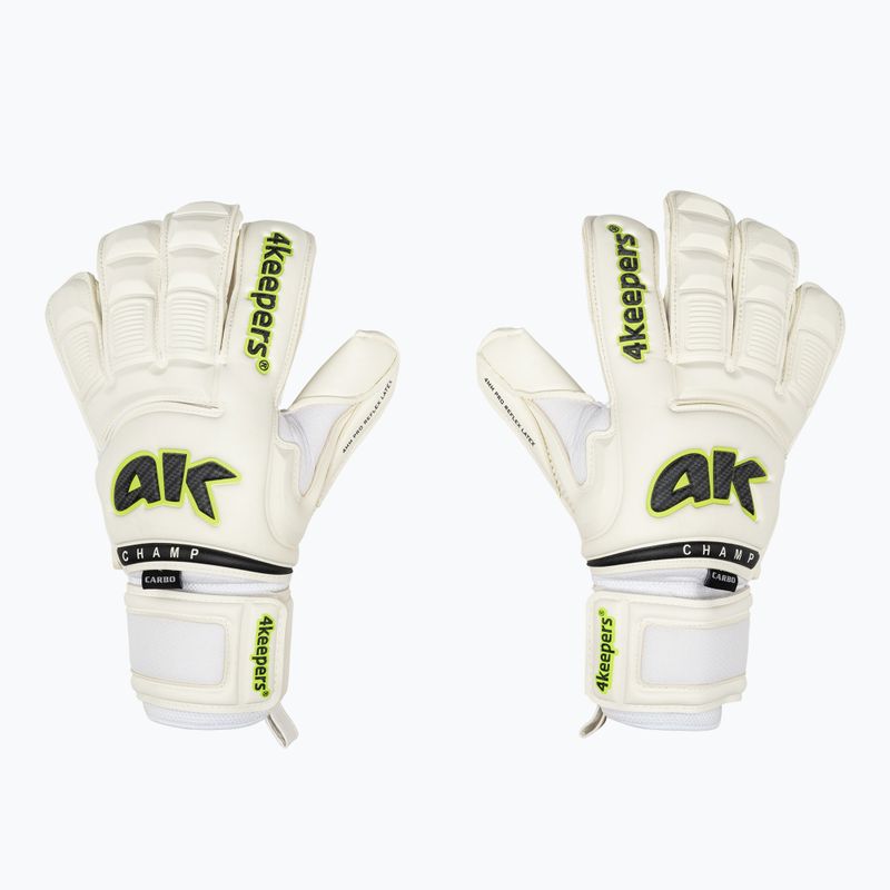 4Keepers Champ Carbo VI Torwarthandschuhe weiß