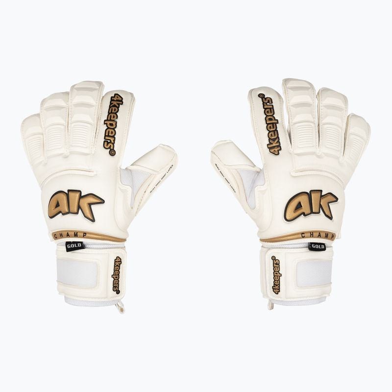4Keepers Champ Gold VI Torwarthandschuh weiß
